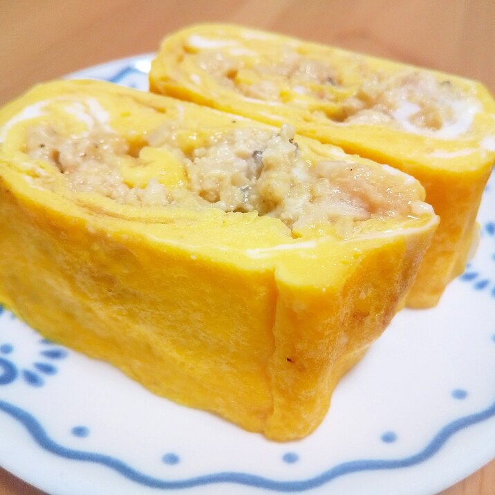 肉味噌アレンジ!肉味噌入り卵焼き